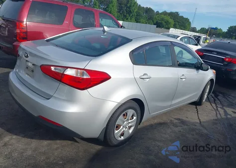 2016 Kia Forte Lx из США, поврежденный, VIN KNAFK4A64G5520307